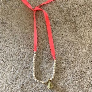 Crew Cuts Pearl Tie Necklace